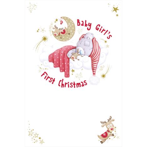 Baby Girl's 1st Tiny Tatty Teddy Me to You Bear Christmas Card
